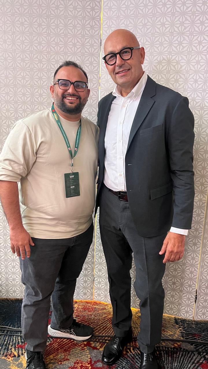 Dr. Mohit Bodhwani with Dr. Galip at The Smile Makers Dental Clinic, Khar West