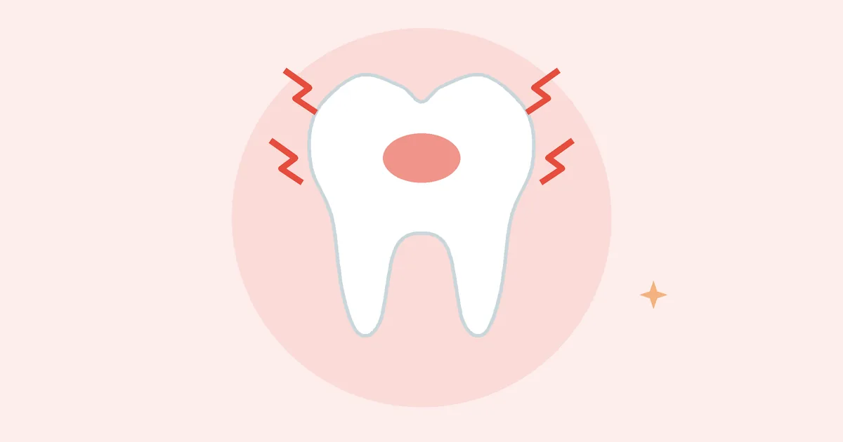 Illustration of a painful tooth